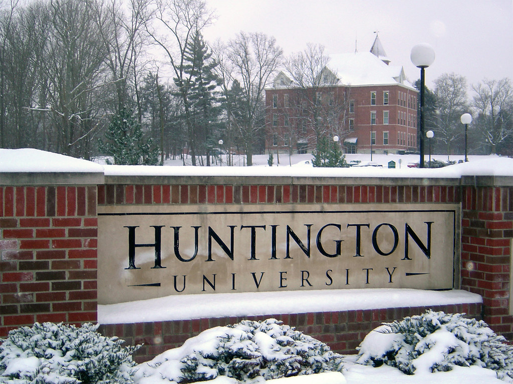 Huntington University Back Entrance (with Becker Hall) Flickr