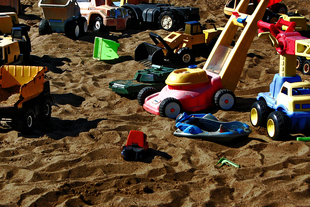 Truckfilled Sandbox Sandbox at Thompson's Station park Aaron Rudd