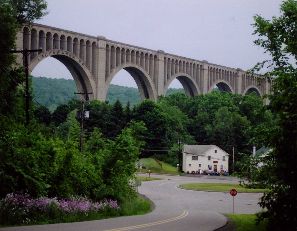 Nicholson Viaduct Pennsylvania. Built by the Lackawanna Ra… Dana Laird Flickr