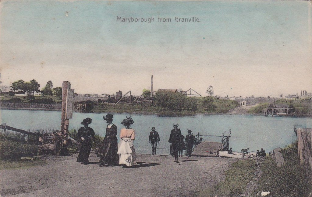 View of Maryborough from Granville, Qld very early 1900s… Flickr