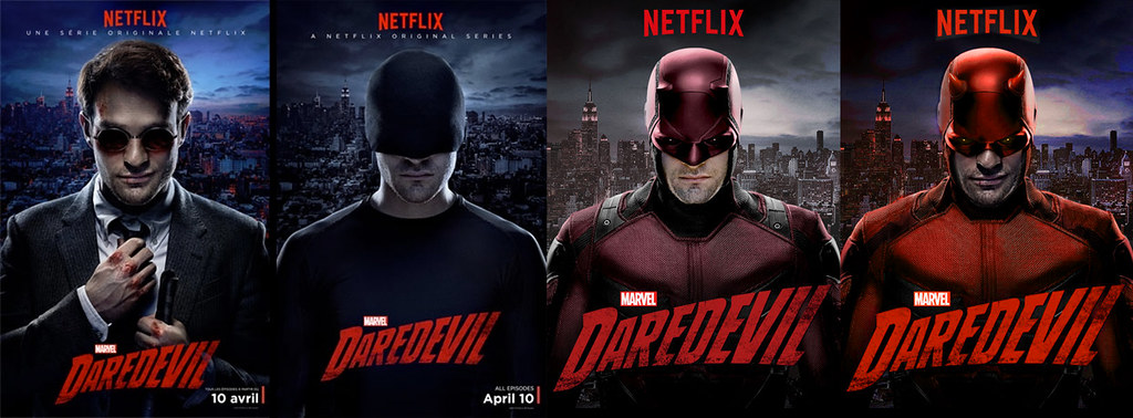 DAREDEVIL Costume Evolution C'mon Marvel & Netflix...you… Flickr