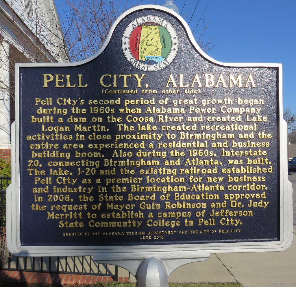 Pell City, Alabama Marker (Pell City, Alabama) Located on … Flickr