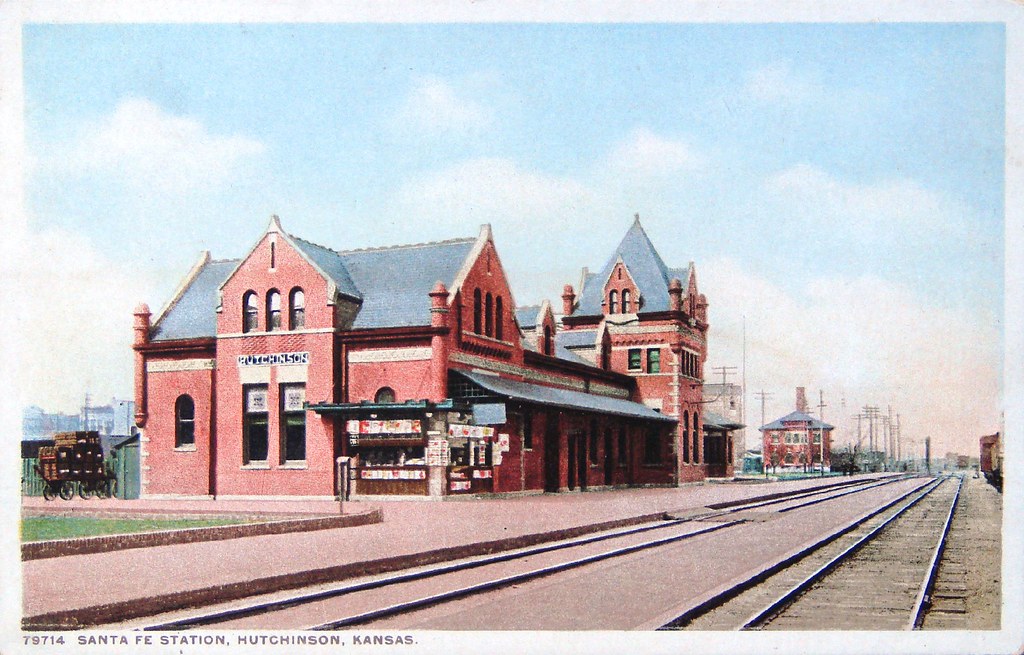 Santa Fe Train Station, Hutchinson, Kansas Dates from arou… Flickr