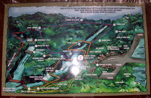Map Of Bushkill Falls Bushkill_Falls_025 Map of Bushkill Falls in the Delaware W… Flickr