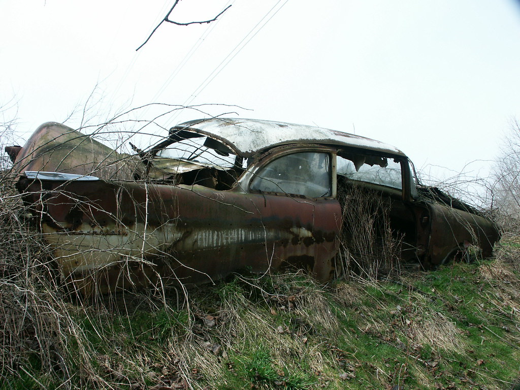 Route 18 Burgettstown PA 1957 Chevrolet Bongiorni Auto Wre… Flickr