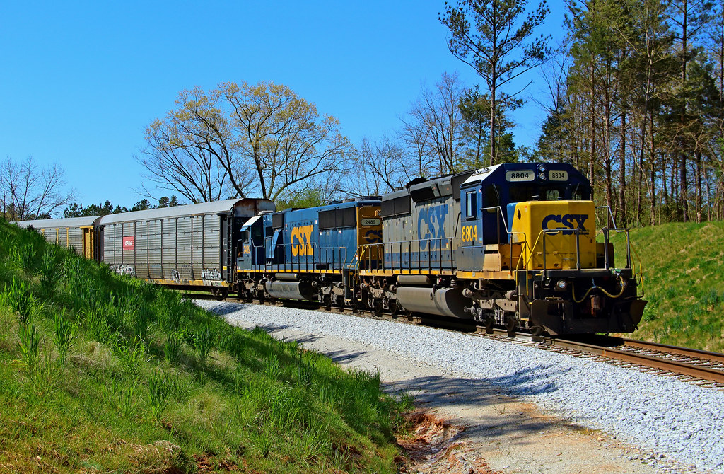 CSXT Lineville Sub CSX Vehicle Train Q286 has arrived at t… Flickr