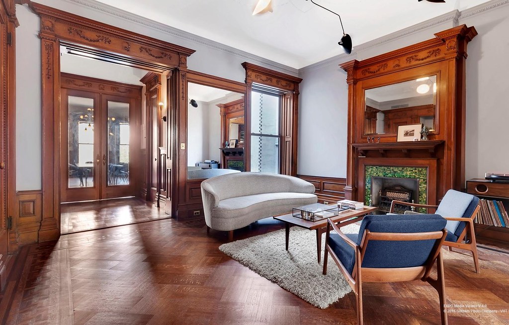 Brooklyn Prospect Park West brownstone Victorian interior … Flickr