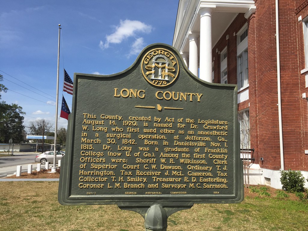 Long County Historic Sign. Ludowici, Paul Chandle… Flickr