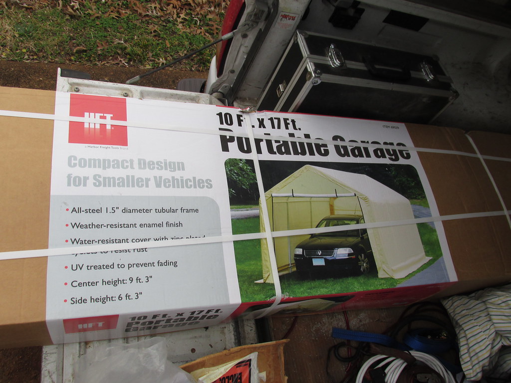 Harbor Freight Portable Garage (Tent) I bought the Harbor … Flickr