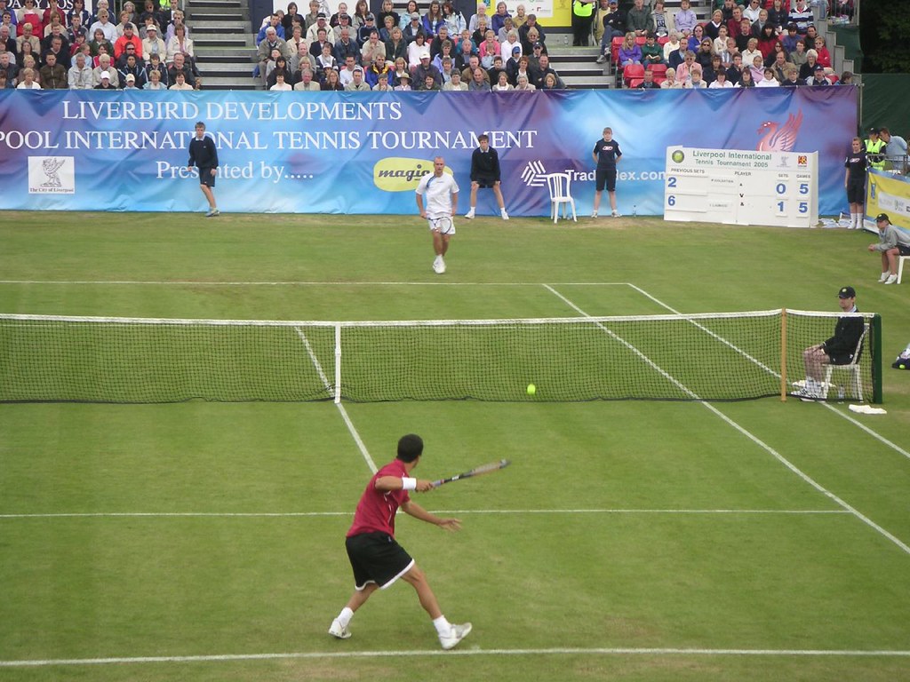Liverpool Tennis Tournament 2005 Barry Cowan playing Henry… Flickr