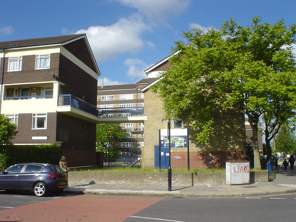 Malmesbury Road, Bow A typical Bow estate diamond geezer Flickr
