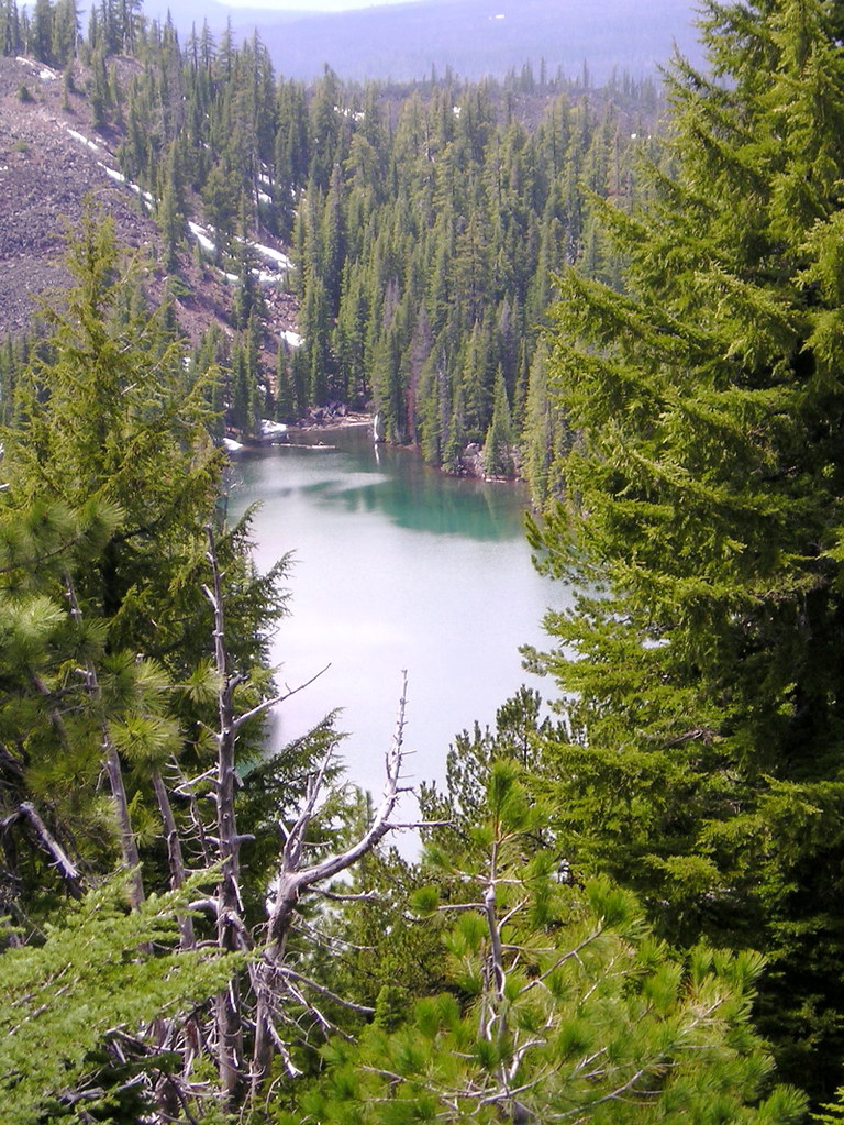 North Mathew Lake, Oregon Photo from a ridge above North M… Flickr