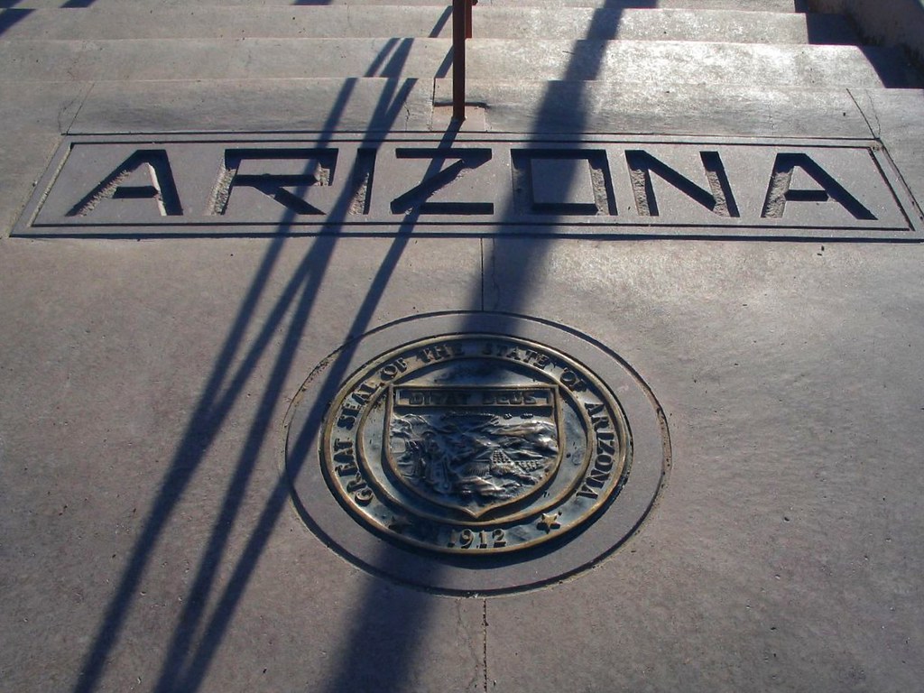Arizona Corner of the Four Corners Monument Each State Sea… Flickr