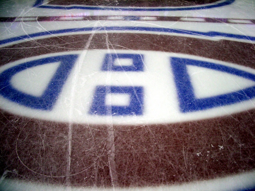 Center ice Center ice at Bell Center, home of the Montreal… Flickr