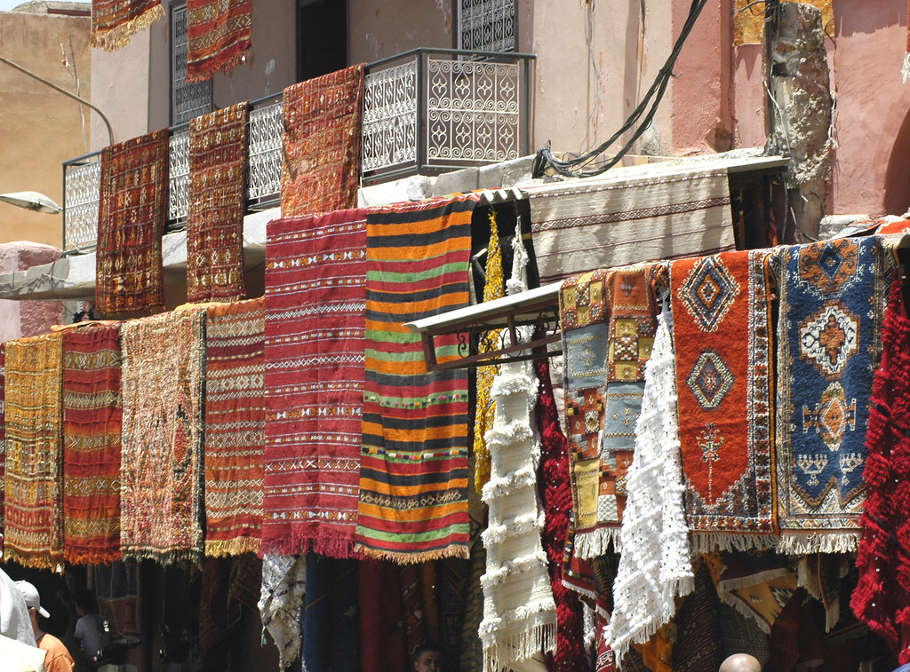 Rug merchants, Marrakech Greg Robbins Flickr