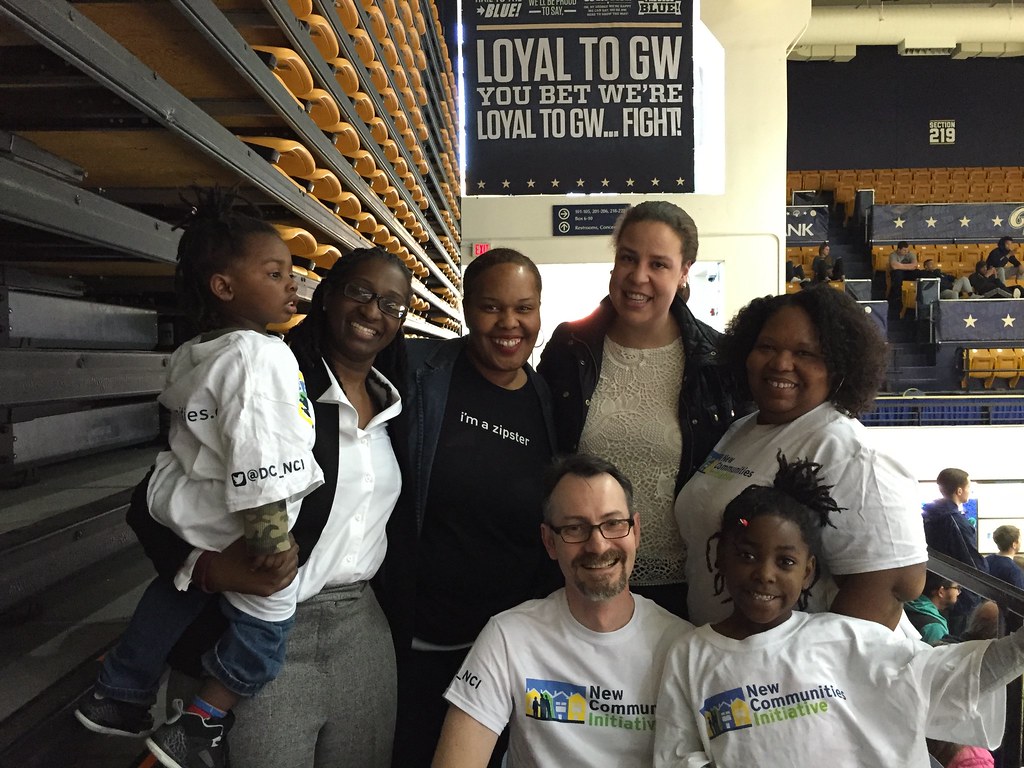 New Communities Initiative Day at GW Women's Basketball Ga… Flickr