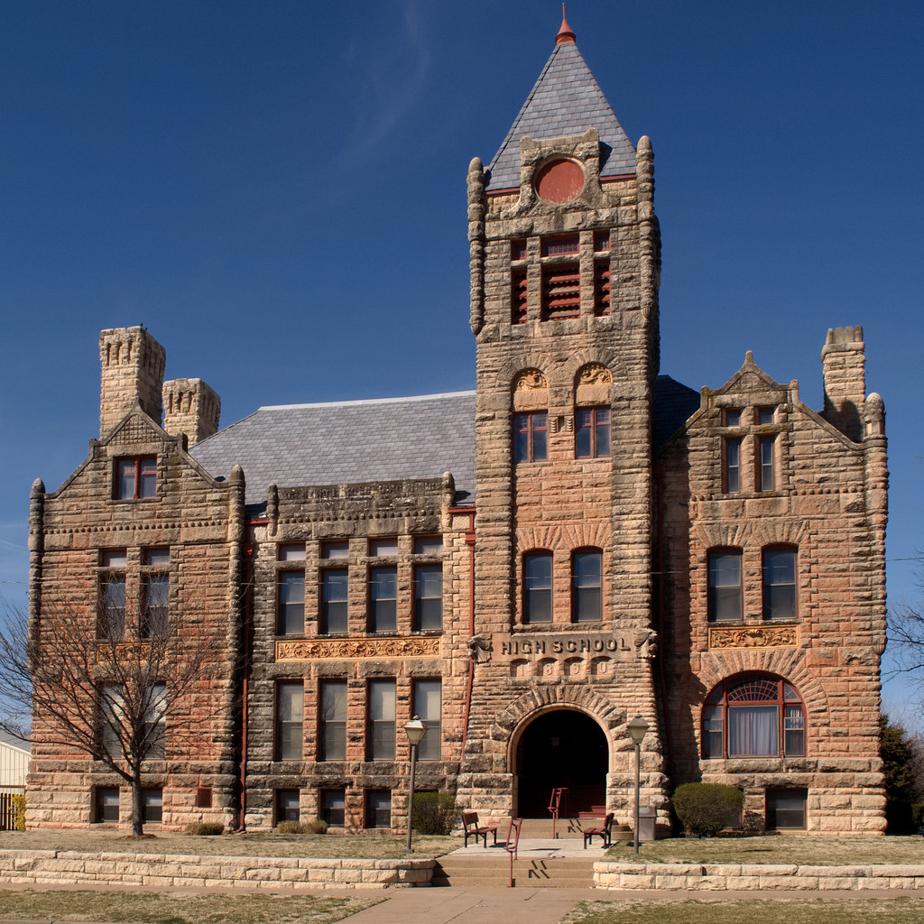 Ireland Hall, The Old High School Arkansas City, Kansas. Flickr