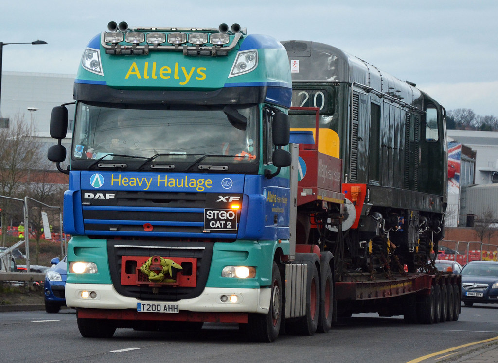 D8188 Class 20 Allelys Heavy Haulage Move. Flickr