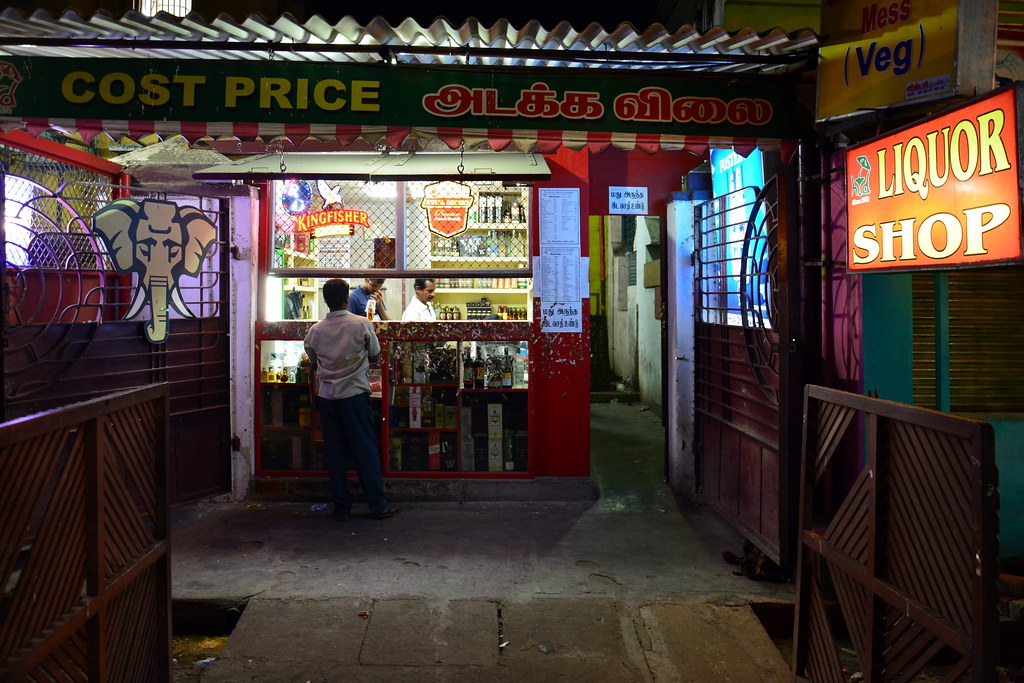 India Tamil Nadu Pondicherry Liquor Shop Pondicherry… Flickr