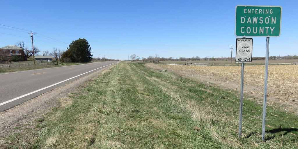 Entering Dawson County, Nebraska As seen from Nebraska Sta… Flickr