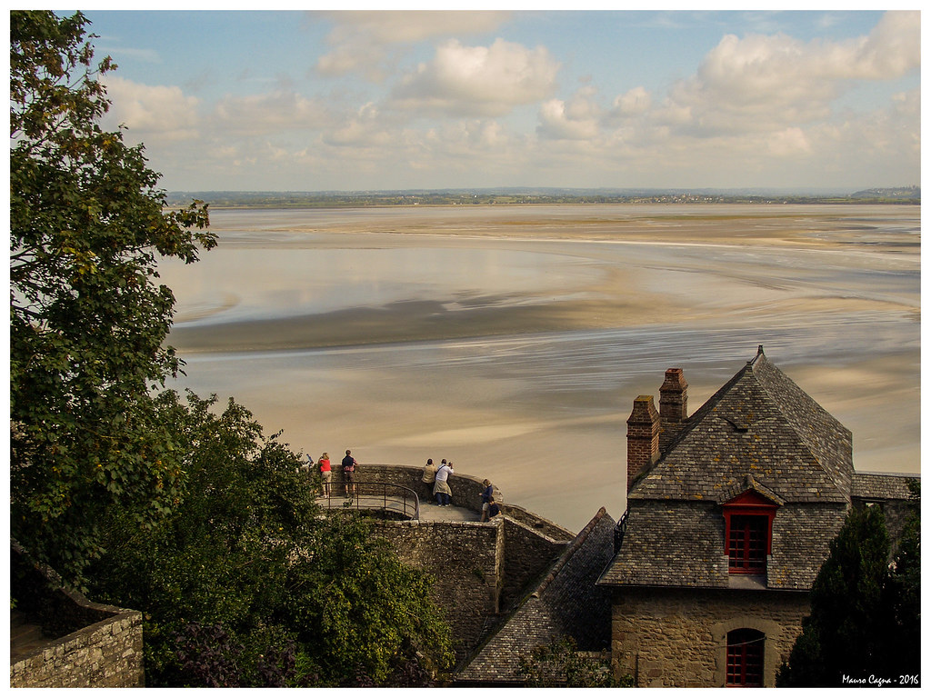 Mont SaintMichel, L'alta marea avanza Mauro Cagna Flickr