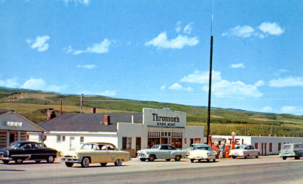 Oscar Thronson's Store and Motel Babb MT a photo on Flickriver