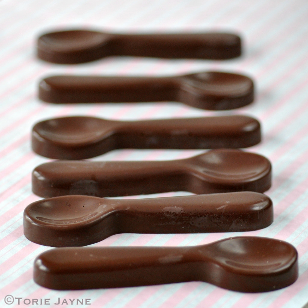 Chocolate spoons Blogged at Torie BlogFacebook