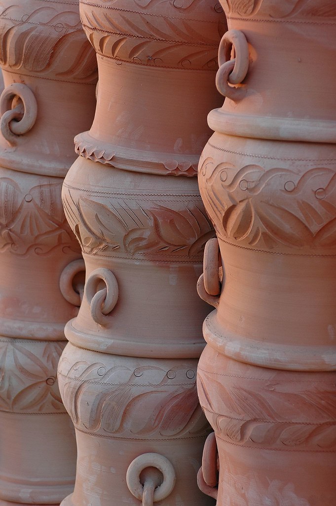 Rabat, Morocco Pottery from an enclave of Pottery outlets … Flickr