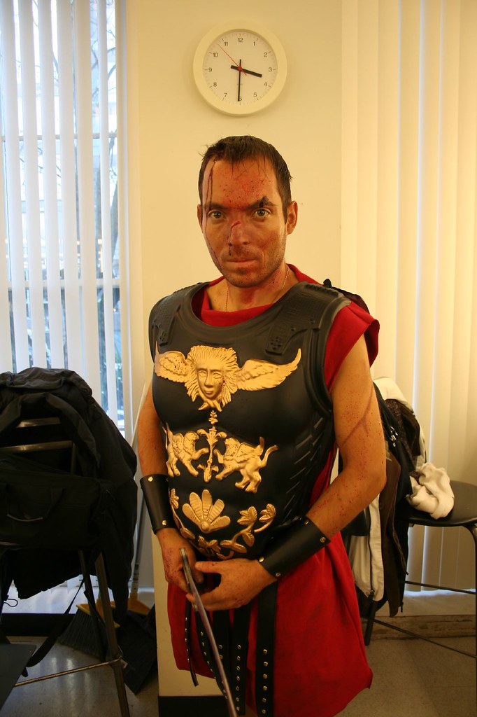 Gladiator (14) Gladiator makeup and costume all by the lov… Flickr
