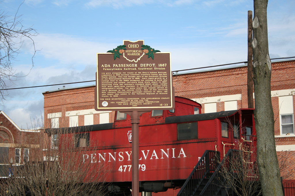 Ada Passenger Depot, 1887 Ada grew alongside the tracks of… Flickr