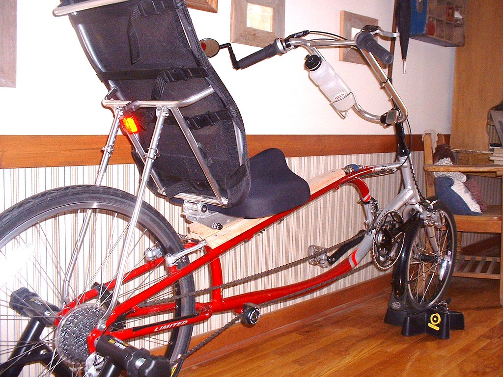 wood seat mount 003 the trial mount w/bike on the trainer.… Flickr