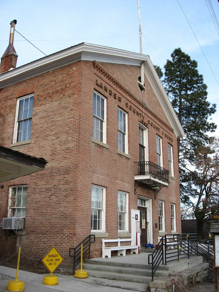 Historic Lander County Courthouse, Austin, Nevada The old … Flickr