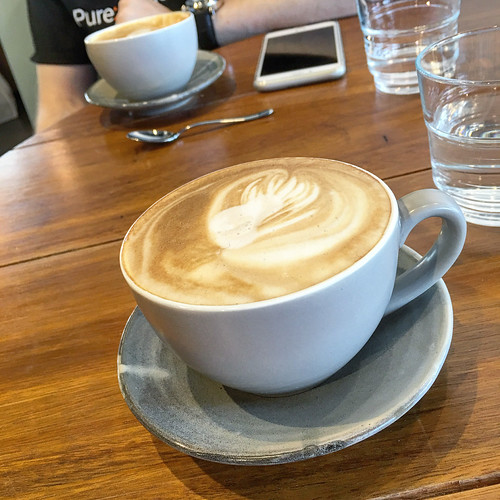 Flat white coffee time at dish'd in Prahran Flat white cof… Flickr