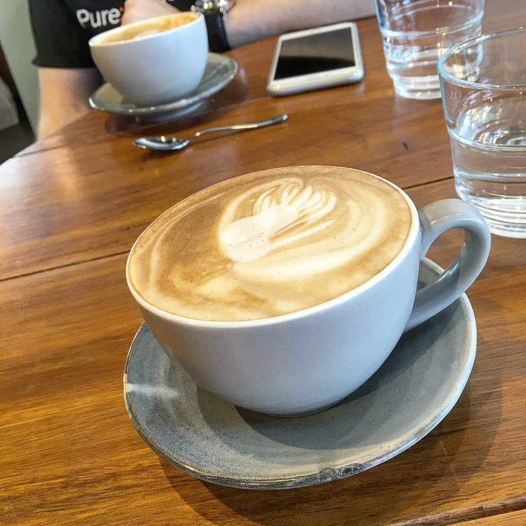Flat white coffee time at dish'd in Prahran Flat white cof… Flickr
