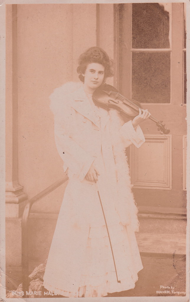 Miss Marie Hall by J. C. Dinham (c.1905) Real photo postca… Flickr