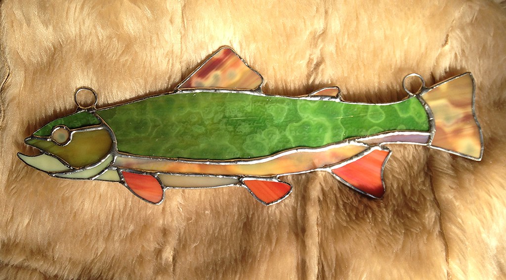 Stained Glass Brook Trout Maria Flickr
