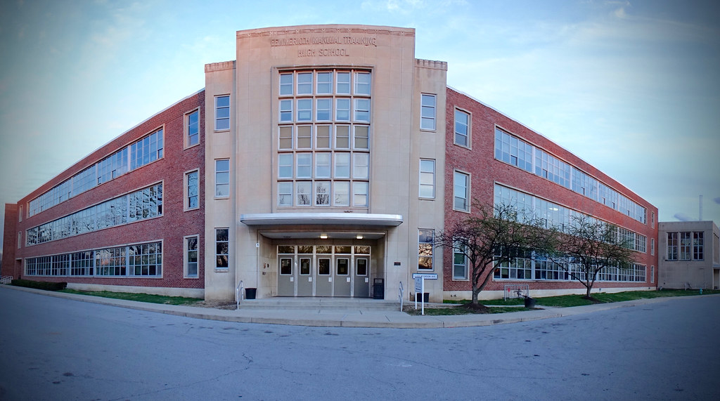 My old high school Emmerich Manual Training High School on… Flickr