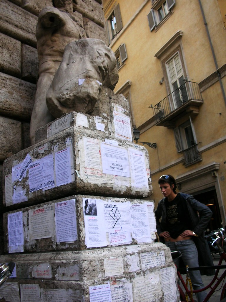 Pasquino Rome's First Talking Statue Louise Brown Flickr