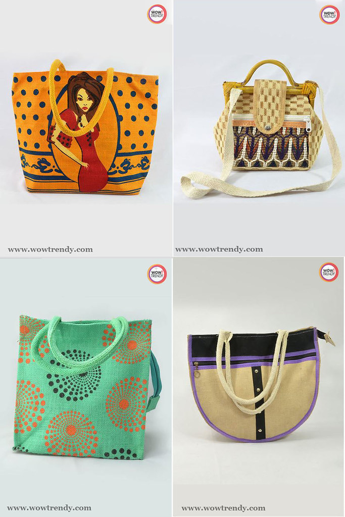 Trendy Jute Bags Jute is often used to make various handma… Flickr