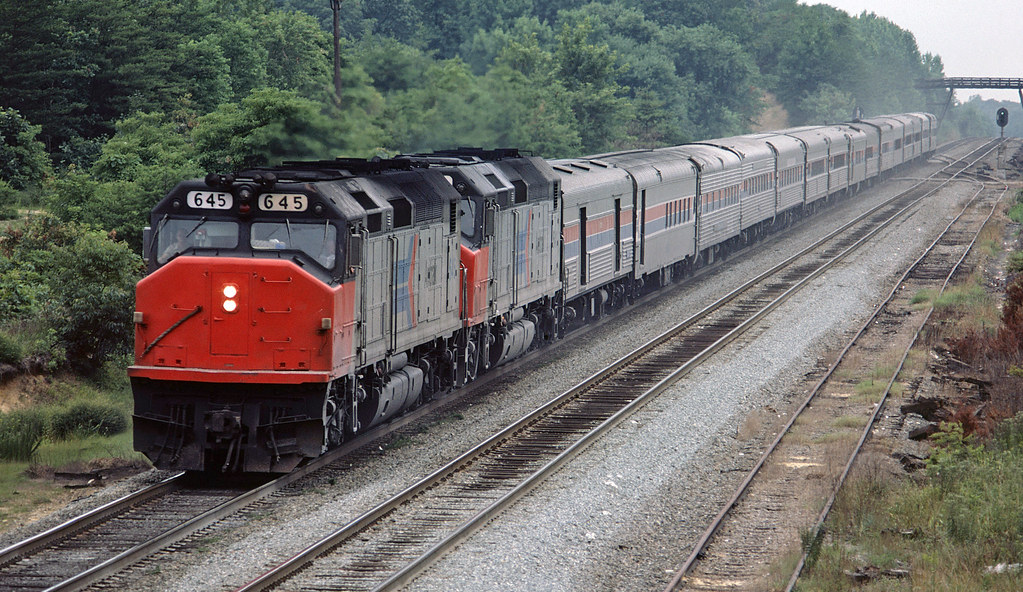 Amtrak Lorton, VA. N/B Amtrak SDP40F's at Lorton, VA on … Ken