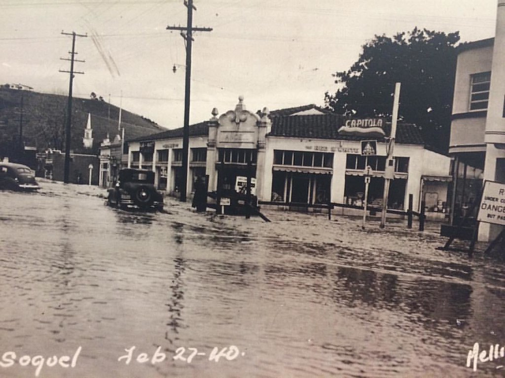 Soquel, flooding in 1940. Soquel SantaCruz Elnino floo… Flickr