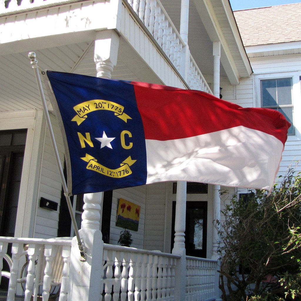 Flag of North Carolina The flag of North Carolina is snapp… Flickr