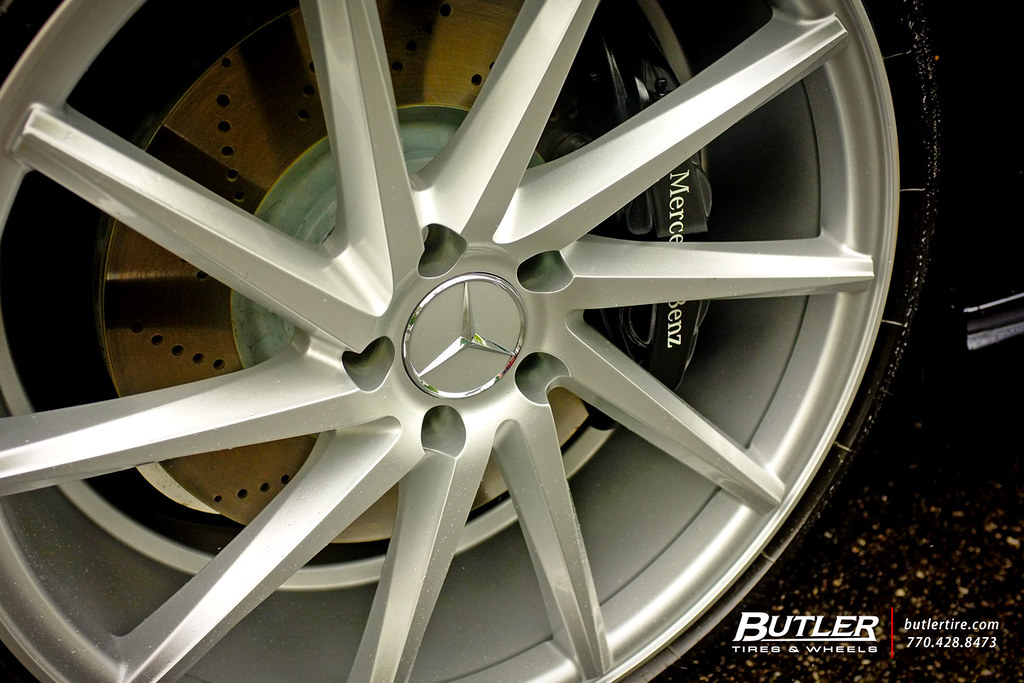 Mercedes CLS550 with 20in Vossen CVT Wheels and Michelin Pilot Super Sport Tires with Custom