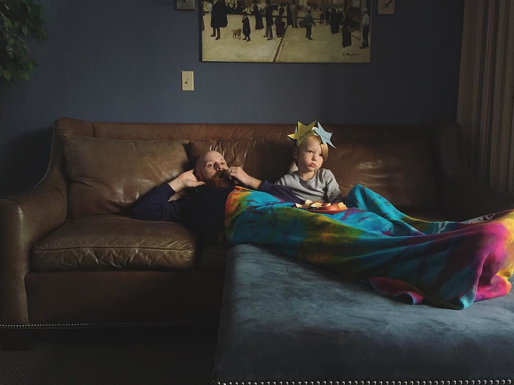 Post preK Coolidge common room golf viewing (notice Happy… Flickr