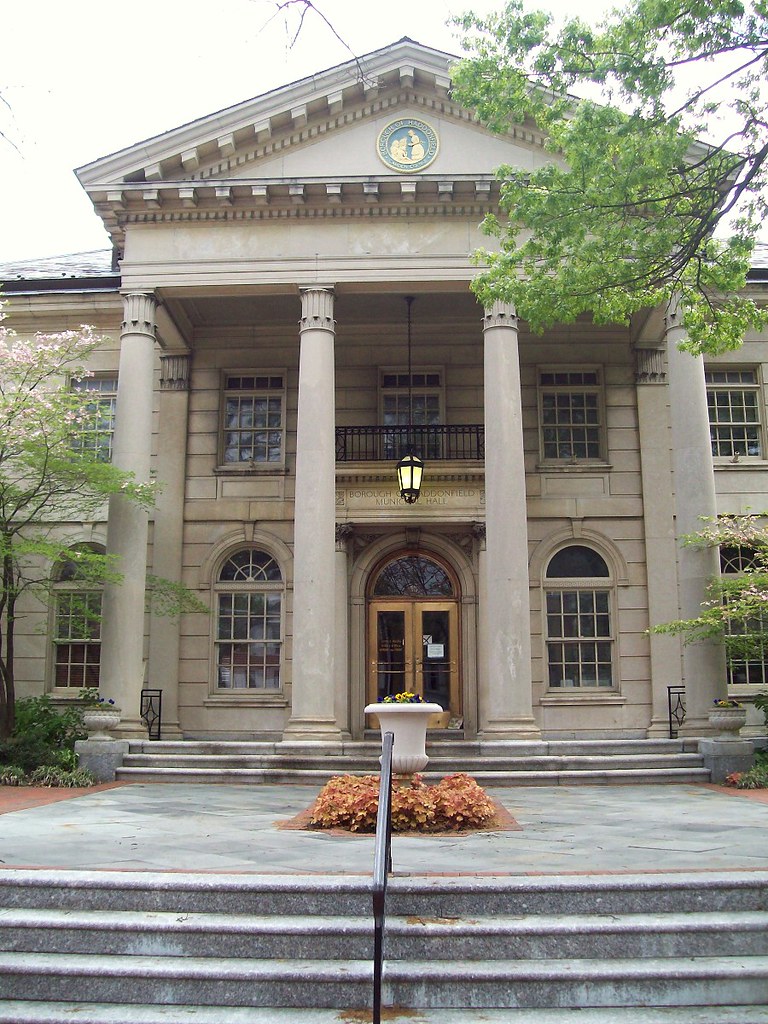 Haddonfield Borough Hall Entrance to Haddonfield Borough h… Flickr