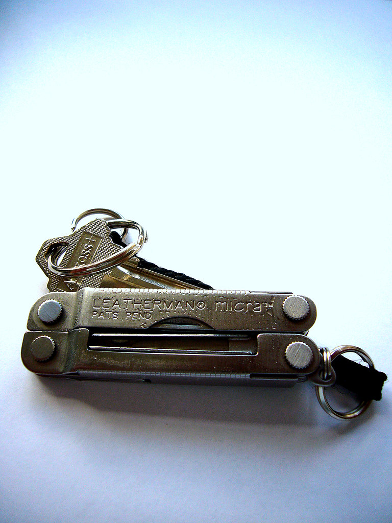 Key & "Fob" 20070117 Office key and Leatherman Micra min… Flickr