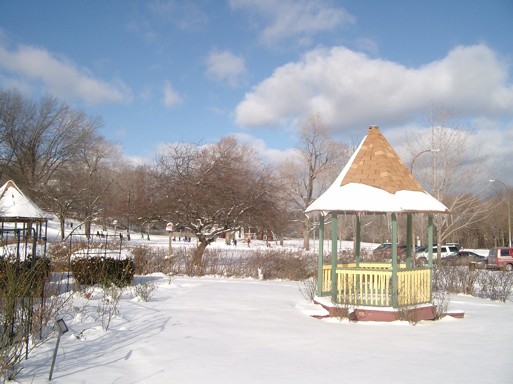 maplewood park gazebo rochester,ny winter bob Flickr