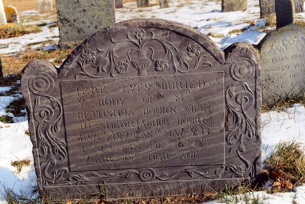 Sandwich MA Cemetery (1714 Bourne) "Here Lyes Buried ye Bo… Flickr