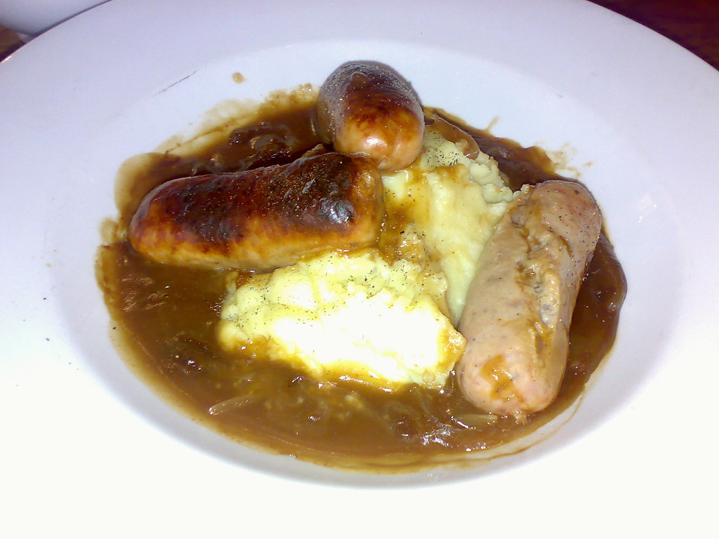 Sausage and Mash at The Merlin Bar, Morningside, Edinburgh… Flickr