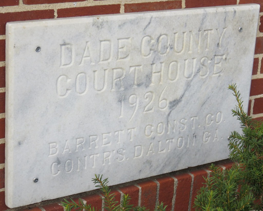 Old Dade County Courthouse Cornerstone (Trenton, Flickr